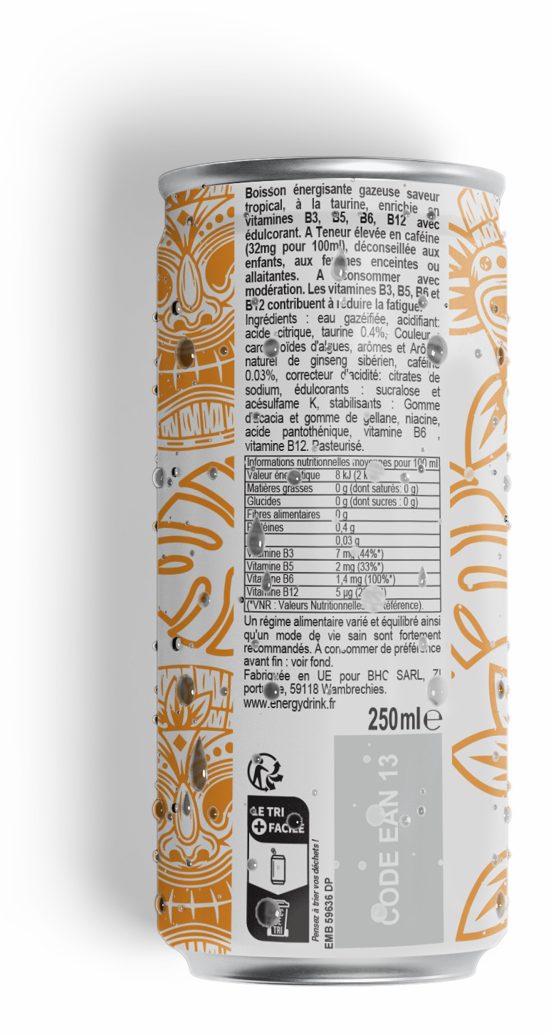 Iron Energy Tropical ZERO SUGAR