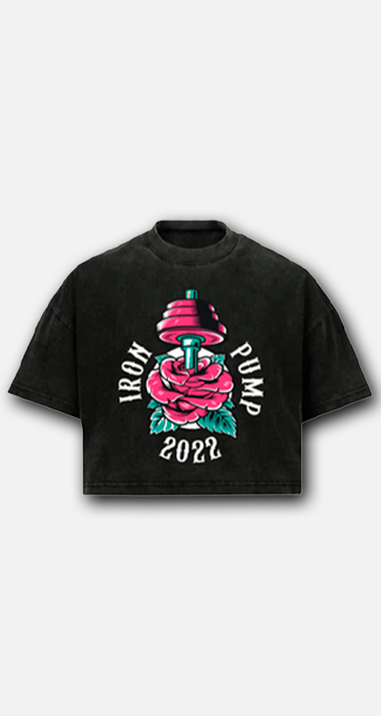 Flower Oversize Crop Top